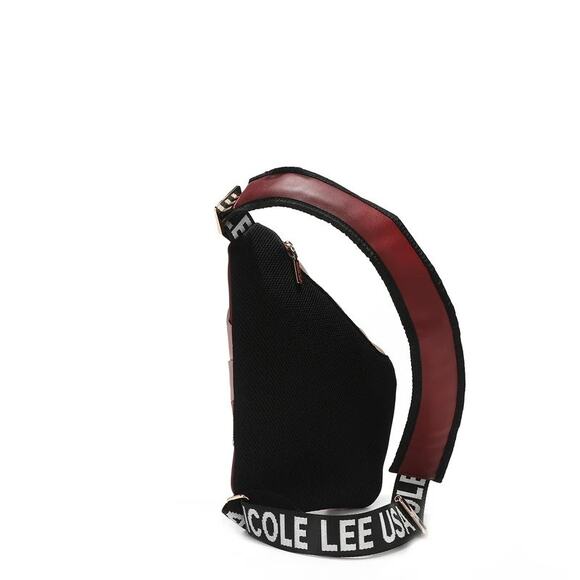 Nicole Lee USA Miranda Vegan Leather Adjustable Strap Slip Pocket Sling Backpack main image 7